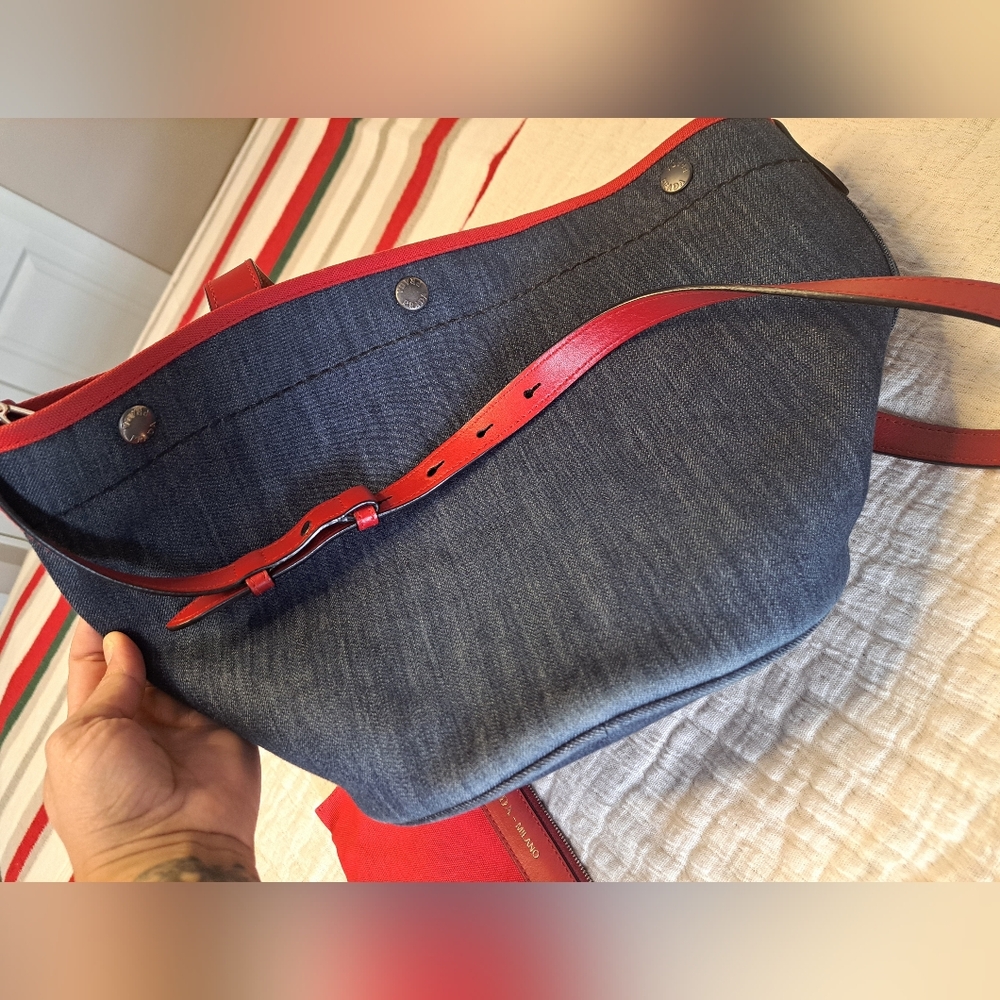 Prada Denim Crossbody Bag - Picture 6 of 16